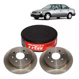 Par De Disco Freio Traseiro Honda Civic Ex 1.6 1992/1994