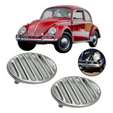 Par De Grade Buzina Cromada Fusca De 1960 A 1970 - Gradinha