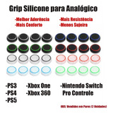 Par De Grip Silicone Analógico Ps5 Ps4 Ps3 Xbox 360 Xbox One