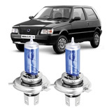 Par De Lampada Automotivo Farol Fiat Uno 2000 2001 2002 2003