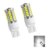 Par De Lampada Led Drl Pingão T20 7443 2 Polos Luz Diurna