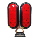 Par De Lanterna Led Selada Carretinha Reboque Jet Ski Barco
