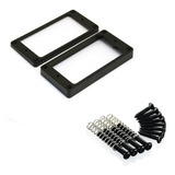 Par De Molduras Captador Humbucker Com Parafusos - Curvadas