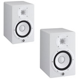 Par De Monitor Referência Para Estúdio 95w Rms Hs7 Yamaha Cor Branco 110v