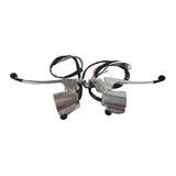 Par De Punhos + Manetes Cg 125 82 Bolinha Comando Luz Pisca