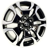 Par De Rodas Hilux Srx Diamond Aro 17 2019 + Bicos Cor Preto Com Diamantado