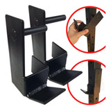 Par De Suporte Gancho P/ Barras - Rack Cross 50x50mm J-hook