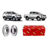 Par Disco Freio Dianteiro Toyota Hilux Sw4 2008 Original Trw