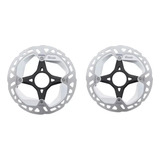 Par Disco Freio Rotor Shimano Xt Ice Tech Freeza Mt800 160mm
