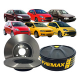 Par Disco Freio Traseiro Sólido Fiat Punto Bravo Linea Stilo