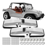 Par Dobradiça Tampa Motor Capo Puma Buggy Cromado Porta Mala