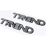 Par Emblema Adesivo Resinado Trend Volkswagen Gol G4 Fox