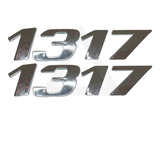 Par Emblema Caminhão Mb 1317 Adesivo