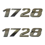 Par Emblema Caminhão Mb 1728 Adesivo