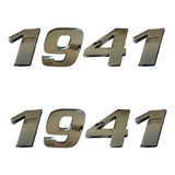 Par Emblema Caminhão Mb 1941 Adesivo