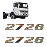 Par Emblema Caminhão Mb 2726 Adesivo