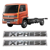 Par Emblema Logo Escrita Express Caminhão Vw Delivery Orig