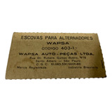 Par Escovas Alternador Vw Fusca Kombi