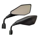 Par Espelho Retrovisor Kawasaki Z400 Haste Curta Yamaha 10mm
