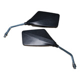 Par Espelhos Retrovisor Haste Cromada Rd Rdz 125 135