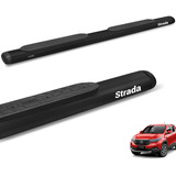 Par Estribo Lateral Oval Oblongo Fiat Strada 2021 A 2024 Aço