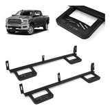 Par Estribo Preto Modelo Bully Axk Dodge Ram 2500 Dupla 2021