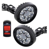 Par Farol Auxiliar Milha Led 6k Z4 Xtz Ténéré 250 Factor R1