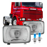 Par Farol Bloco Vidro +lâmp Scania 112 113 142 143 1982 A 98