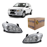 Par Farol Celta Prisma 2006 2007 2008 2009 10 11 12 Cromado