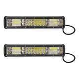 Par Farol De Barra Super Led 39cm Strobo 216w Universal
