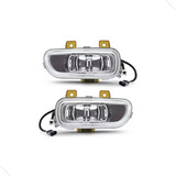 Par Farol De Milha Auxiliar Caminhão Mbb Axor Lente Vidro