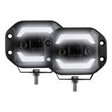 Par Farol De Milha M2 Auxiliar Angel Eyes Drl White/âmbar 