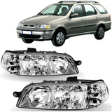 Par Farol Fiat Palio Weekend 2001 02 03 04 05 06 07 Cromado