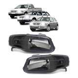 Par Farol Gol Parati Saveiro G4 2005 A 2014 Máscara Negra