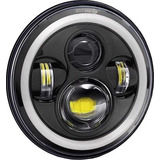 Par Farol Led Projetor Moto Harley Davidson Angel Eyes 7 Pol