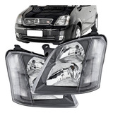 Par Farol Meriva 2003 04 05 À 2012 Mascara Negra Foco Duplo