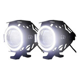 Par Farol Milha Led Xre300/lander250 U7 Angel Eyes Grande