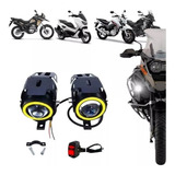 Par Farol Milha Moto Angel Eye