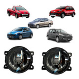 Par Farol Milha Neblina Auxiliar H11 Lente Vidro Universal