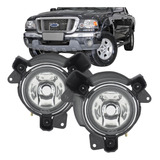 Par Farol Milha Ranger 2004 2005 2006 2007 A 2009 C/ Suporte