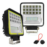 Par Farol Milha Universal Mod Leds 126w Angel C Fuse E Chave
