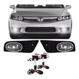 Par Farol Nevoeir Civic 2012 13 14 Lxs Lxl Exs Exr Lxr Xênon