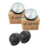 Par Farol Original Arteb Fusca Kombi 76/96 Melhor Que Cibie