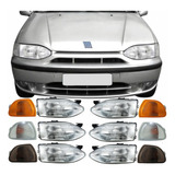 Par Farol Palio E Pisca 96 97 98 99 Lente Vidro 2 E 4 Portas
