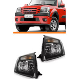 Par Farol Ranger 2010 2011 2012 Mascara Negra Esportivo Ford