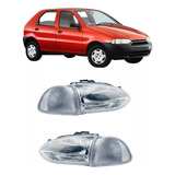 Par Farol Vidro + 2 Pisca Palio Weekend Siena 96 97 98 99 00