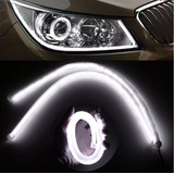 Par Fita Barra Led Neon 12 Volts P Farol 40 Cm Cada 8 Cores
