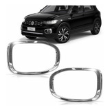 Par Friso Aro Cromado Farol De Neblina Vw T-cross 2019 A 21