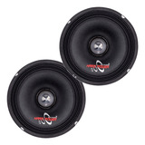 Par Hard Power Hp 250mb 6 Polegadas 4 Ohms Mid Bass Cor Preto