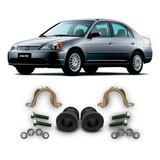 Par Kit Barra Estabilizadora Dianteira Honda Civic 2001/2002